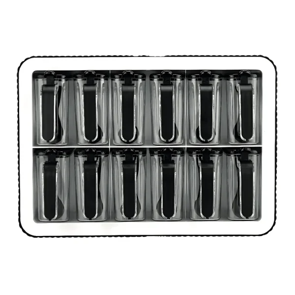 Set de 12 pots à épices avec support mural – Image 2
