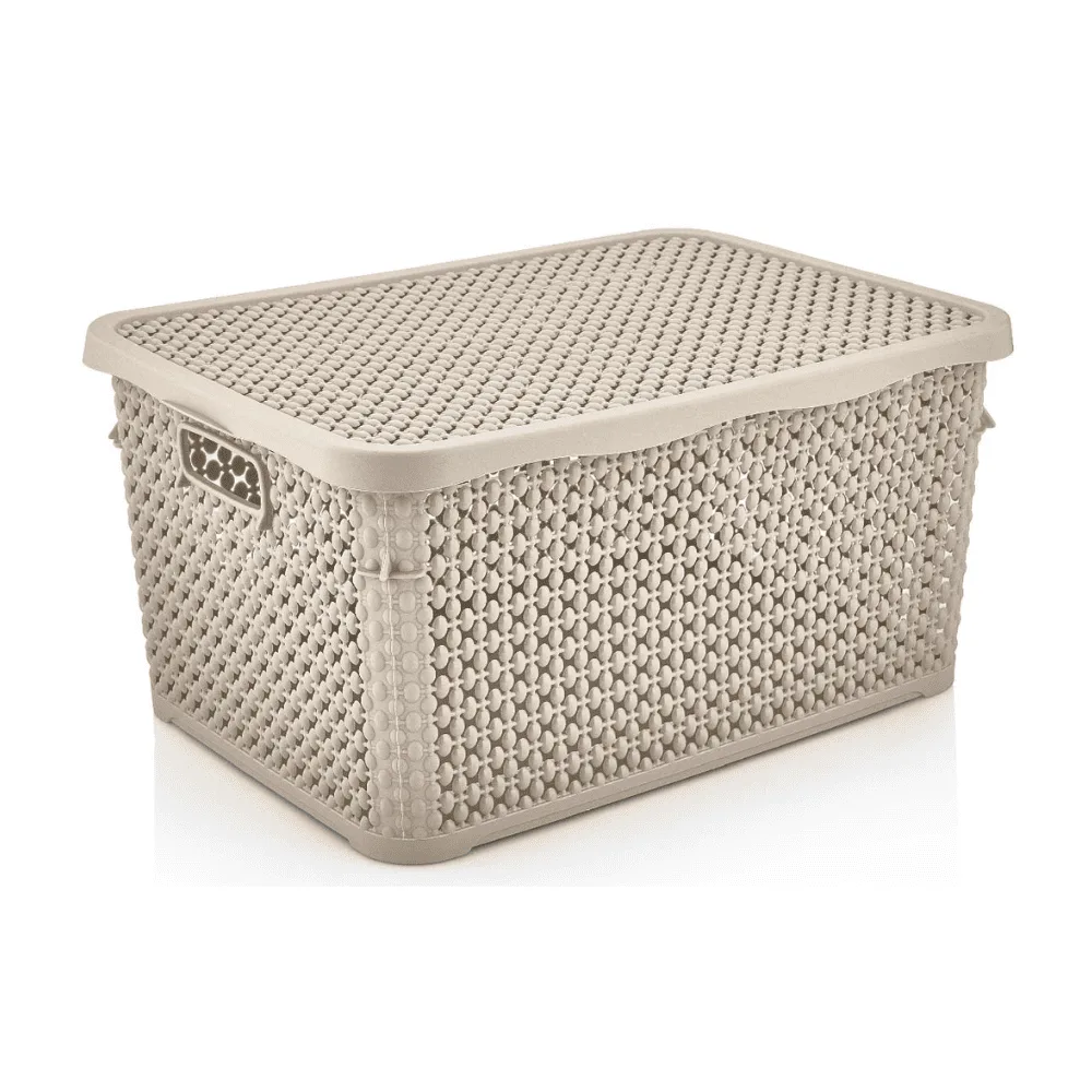Boîte de rangement décorative 20L