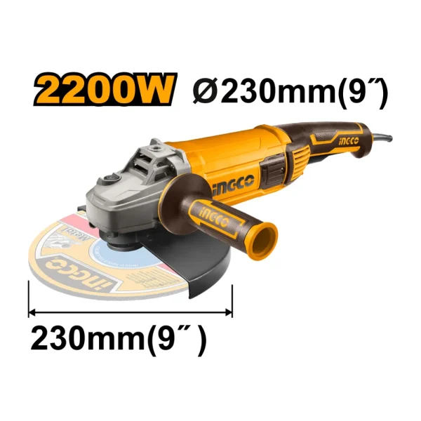 INGCO Meuleuse d'angle 2200W 230 mm