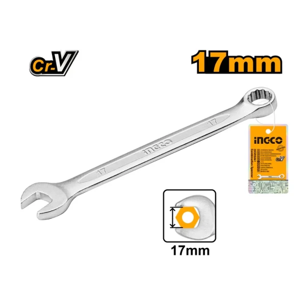 INGCO Clé mixte métrique 17 mm