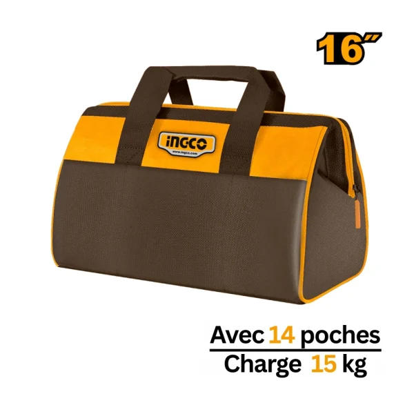INGCO Sac à outils 16"