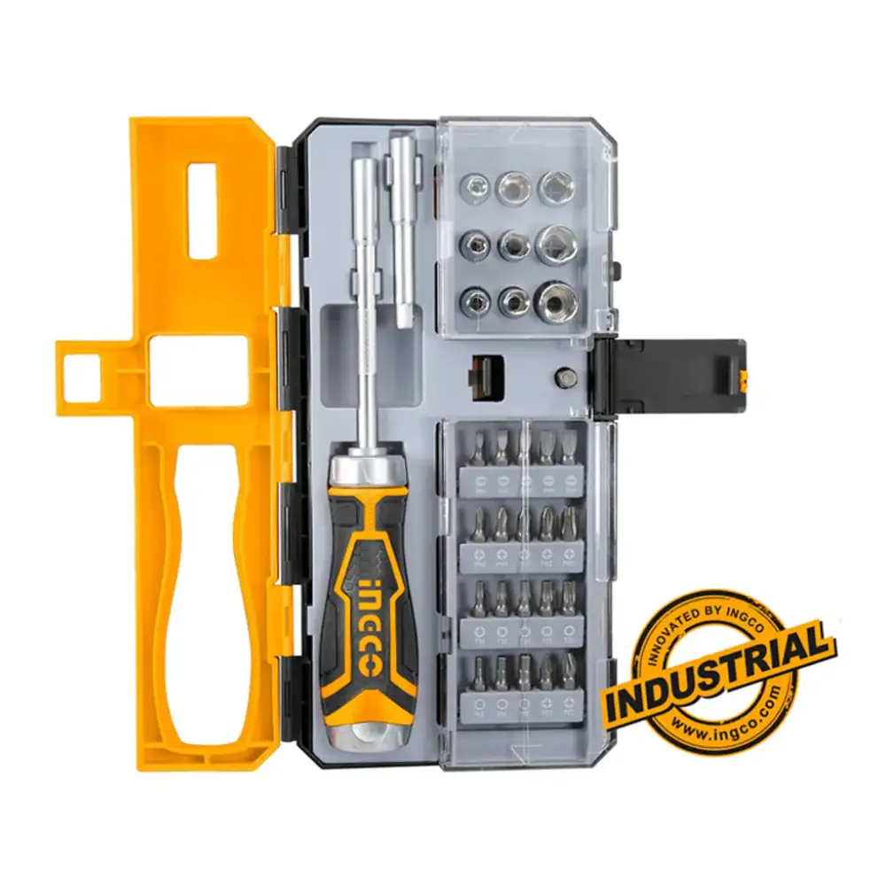 Jeu de tournevis de précision 33 pièces HKSDB0338 ingco