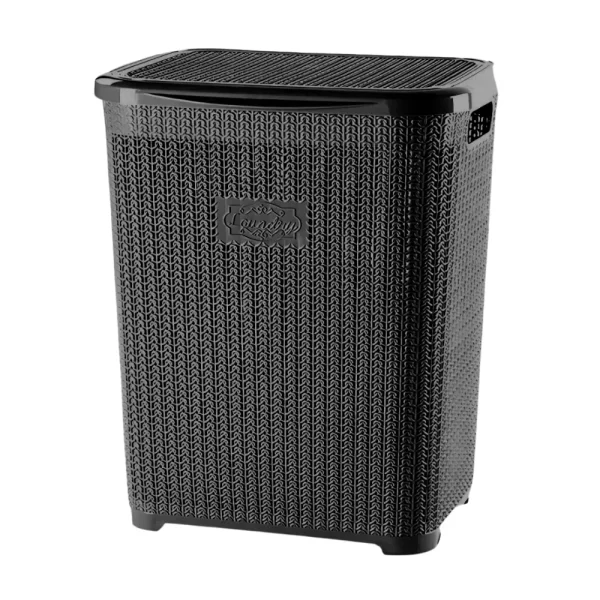 Panier à linge avec couvercle 45L – Image 2