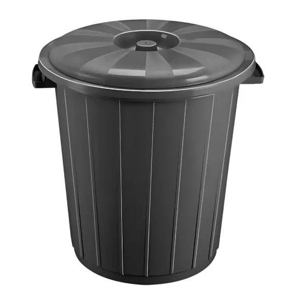 Poubelle tonneau avec couvercle 50L – Image 3