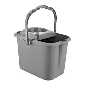 Seau de nettoyage à roulettes avec essoreur 15L