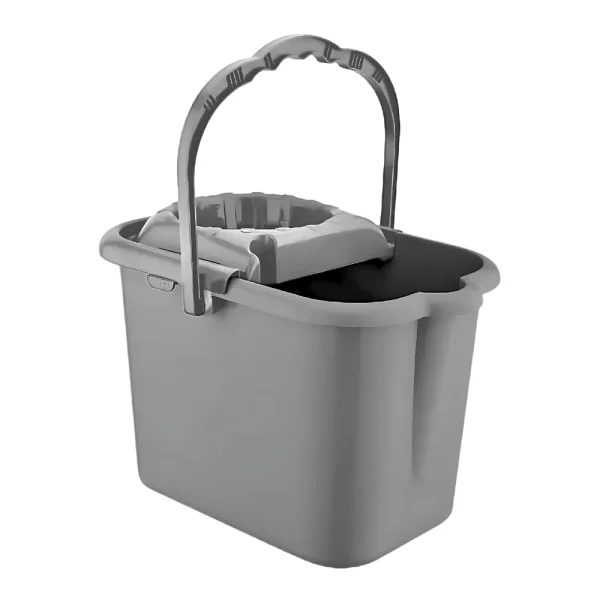 Seau de nettoyage à roulettes avec essoreur 15L