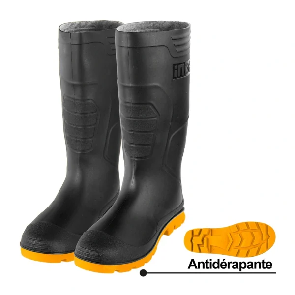 Botte PVC noire – 39 à 46