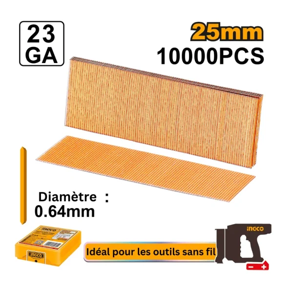Agrafes 25 mm (10.000 pcs)