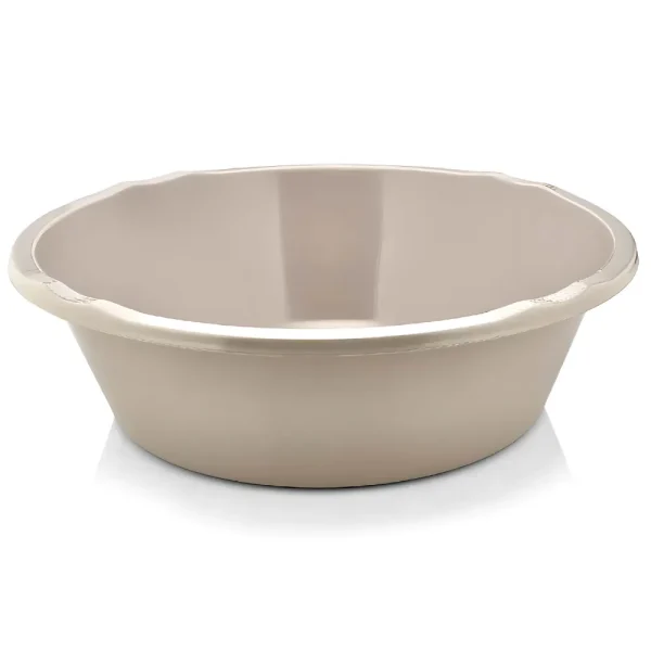 Bassine ronde beige 64L