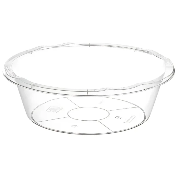 Bassine ronde transparente 64L