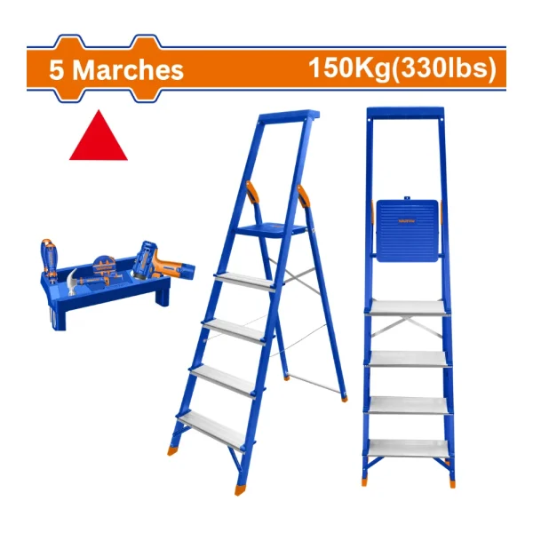 Escabeau aluminium 5 marches