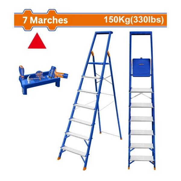 Escabeau aluminium 7 marches