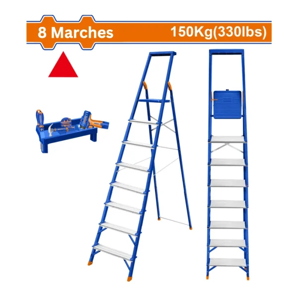Escabeau aluminium 8 marches