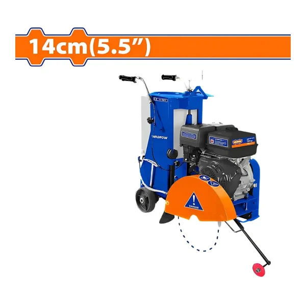 Scie à sol à essence 9,6 kW - 13 HP / 140 kg / 5,5"