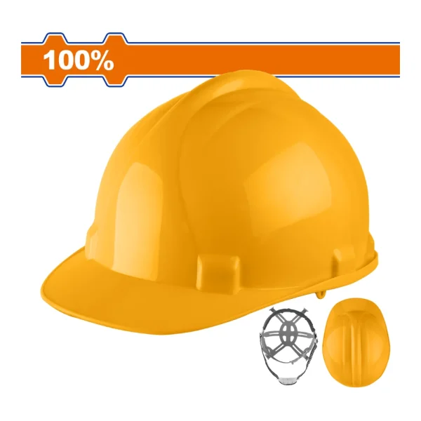 Casque de sécurité jaune en PE 320 g