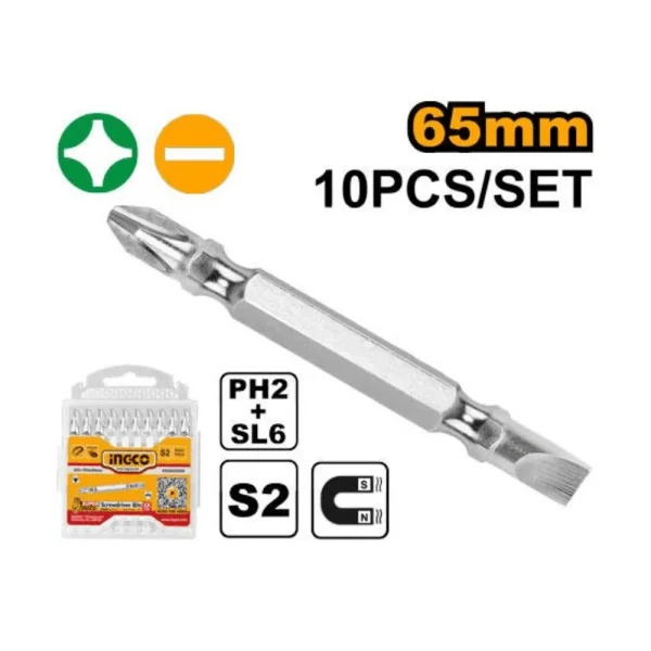Embouts de tournevis ph2+sl6