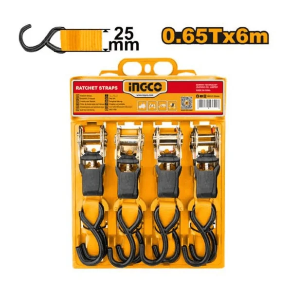 Sangles à cliquet 0.65T x 6m