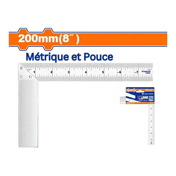 Equerre menuisier 200 mm (8")