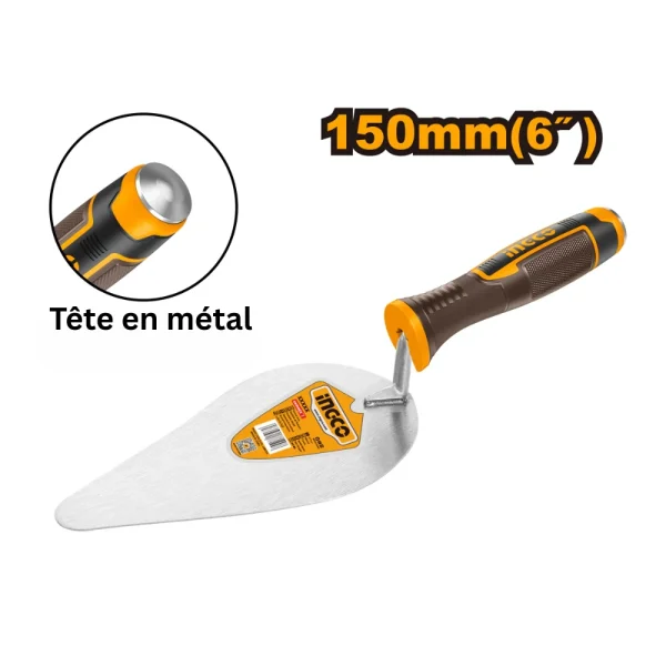 INGCO Truelle de maçonnerie 6" / 150 mm
