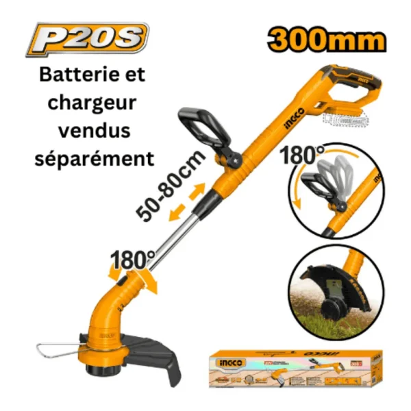 Taille-haie sans fil 20V