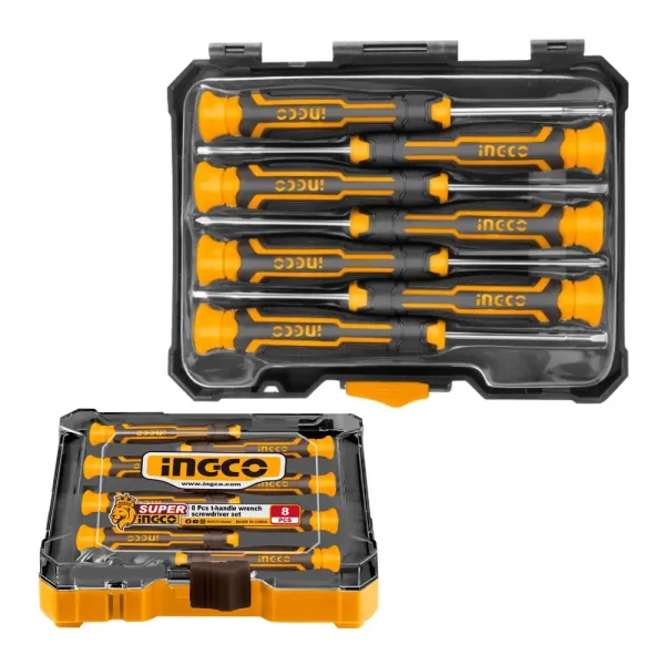 Jeu de tournevis de précision 8 pièces HKSD0818 ingco