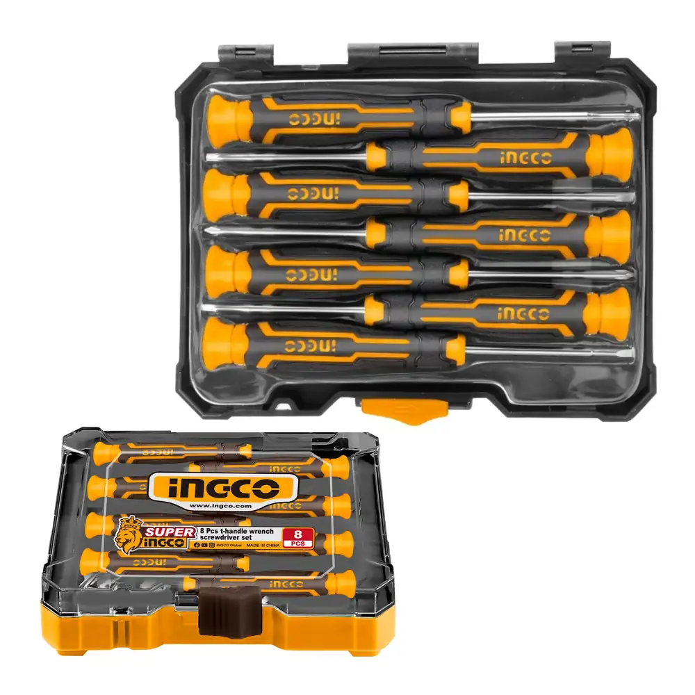 Jeu de tournevis de précision 8 pièces HKSD0818 ingco