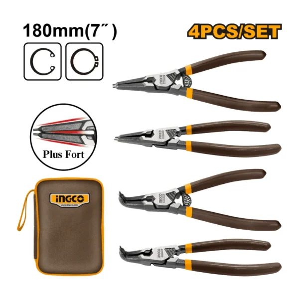 Ensemble de 4 pinces à circlips