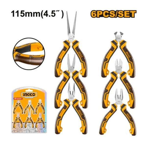 Jeu de mini pinces 6 pièces