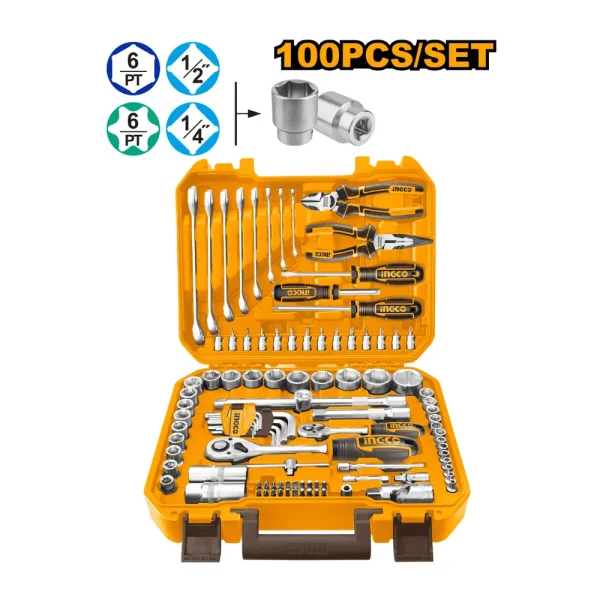 Ensemble d'outils à main 100 pièces