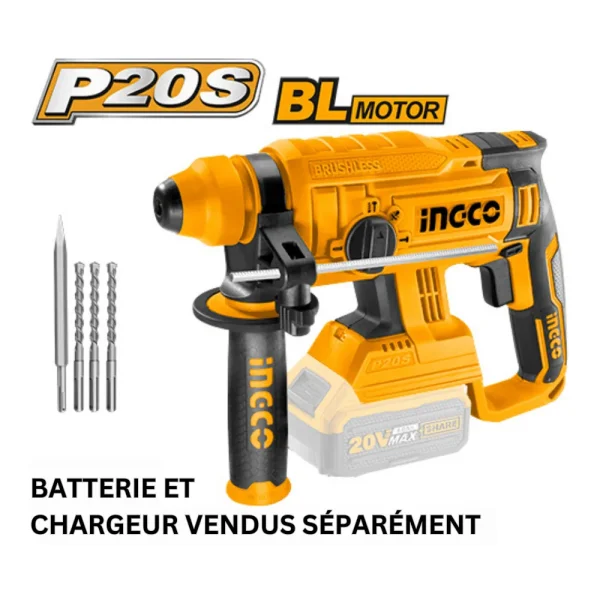 Marteau perforateur sans fil 20V SDS-Plus 1350rpm