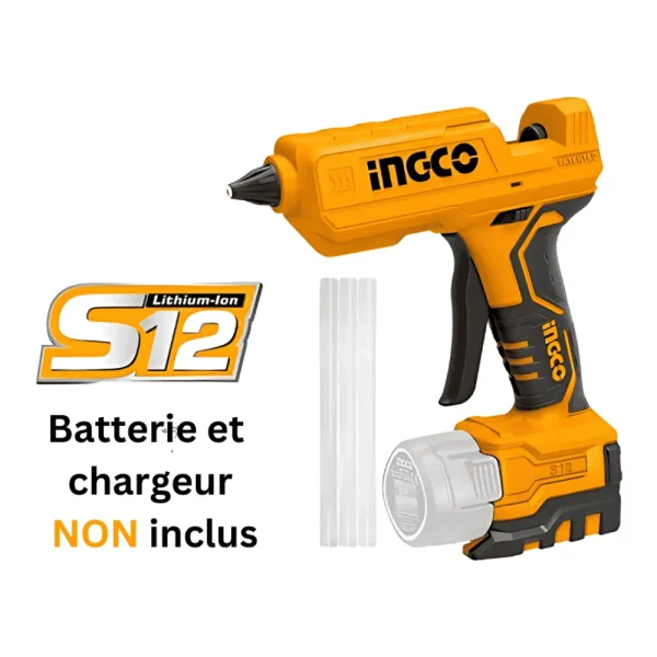 Pistolet à colle sans fil 12V