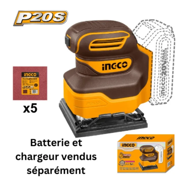 Ponceuse à bande sans fil 20V