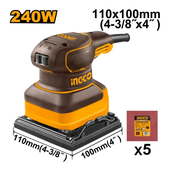 Ponceuse vibrante à paume 240W