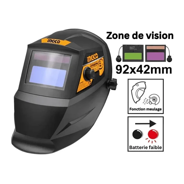 Casque soudeur à assombrissement automatique