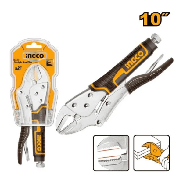 Pince (mâchoire droite) 10"
