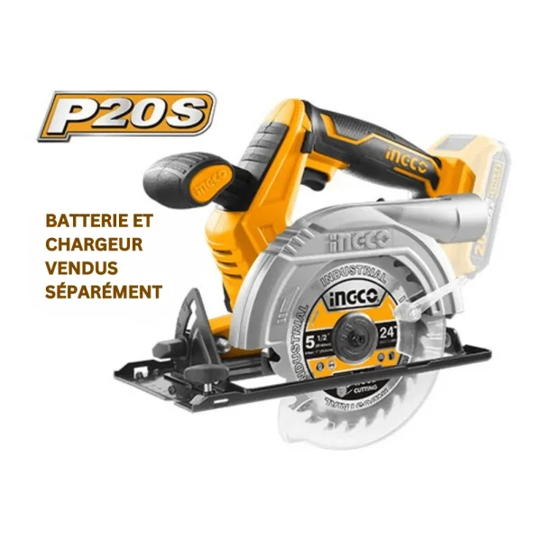 Scie circulaire sans fil 20V