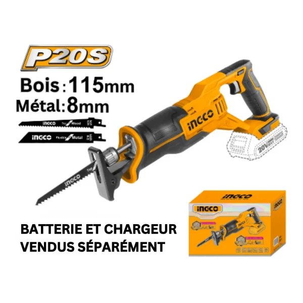 Scie sabre sans fil 20V