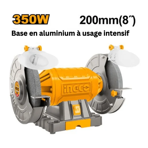 Touret à meuler 350W Ø200 mm