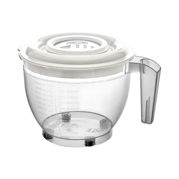 Bol mélangeur avec couvercle et poignée 2.5L – Image 2