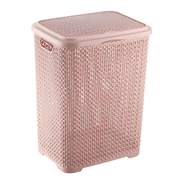 Panier à linge avec couvercle 55L – Image 2