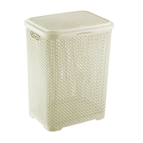 Panier à linge avec couvercle 55L – Image 3