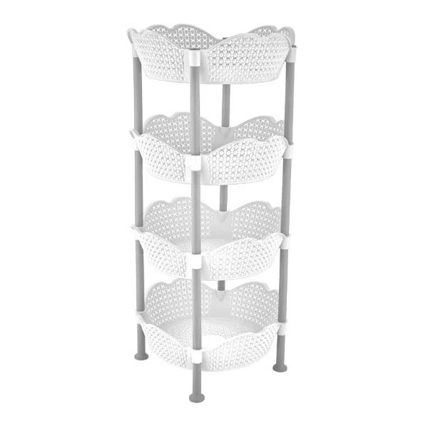 Étagère de rangement 4 niveaux ajourés – Image 4