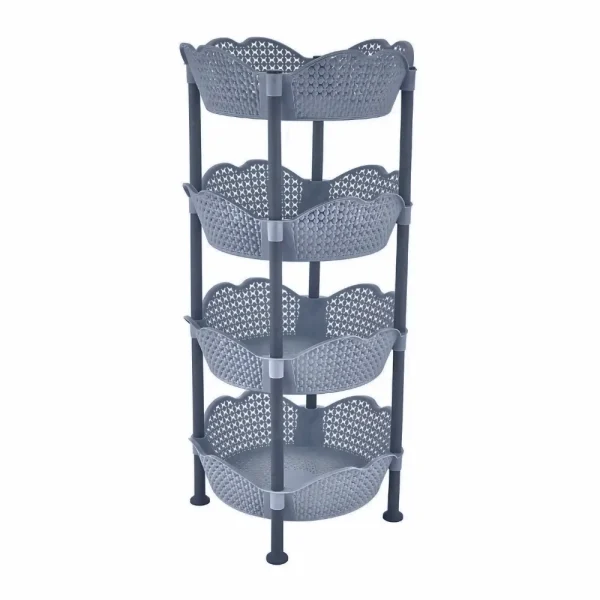 Étagère de rangement 4 niveaux ajourés – Image 6