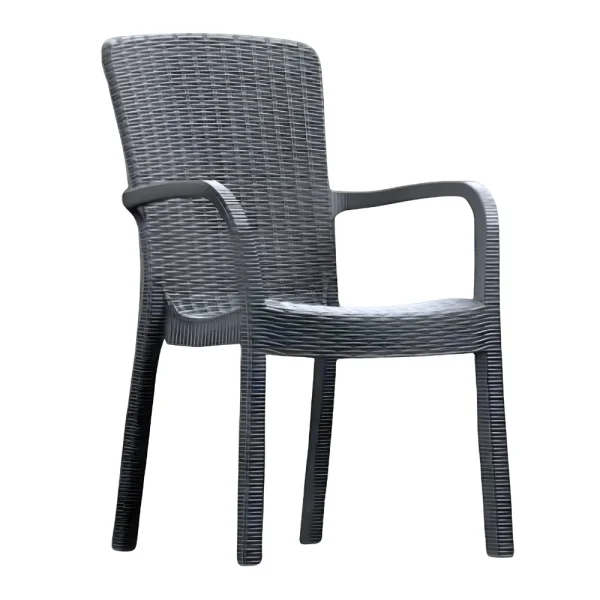 Table Majestic Outdoor et 6 chaises 90x150 cm – Image 3