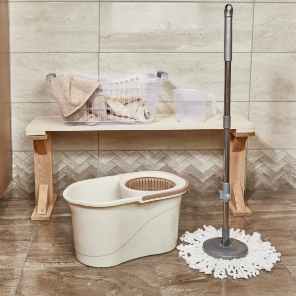 Kit nettoyage seau essoreur 19L et balais – Image 2