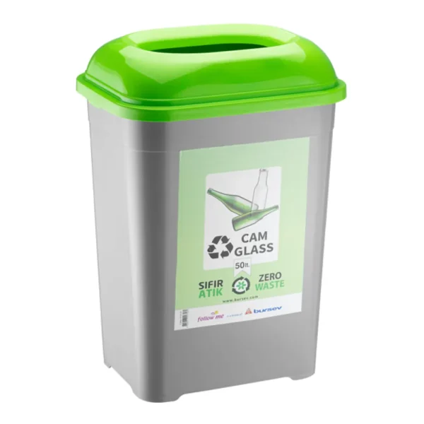Poubelle de Tri Sélectif spécial verre 50L