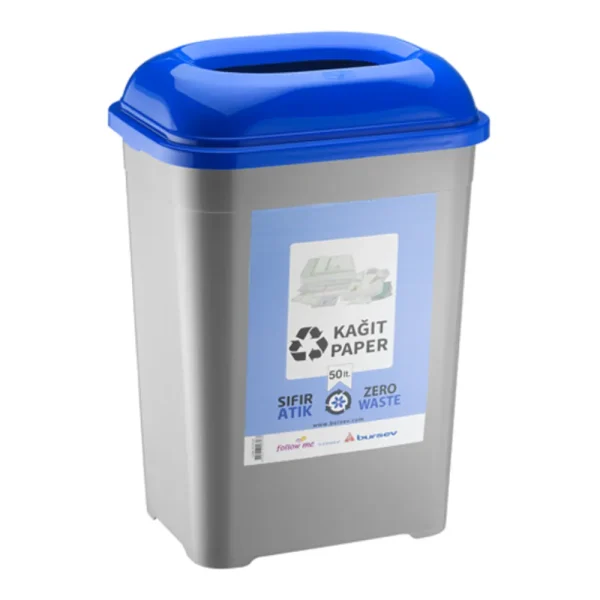 Poubelle de Tri Sélectif spécial papier 50L