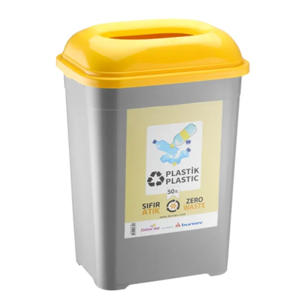 Poubelle de Tri Sélectif spécial plastique 50L
