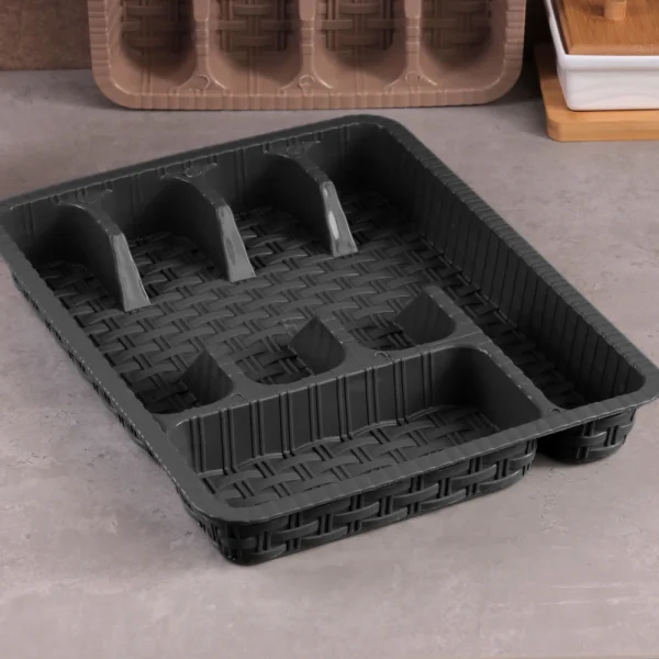 Range-couverts en plastique tressé – Image 3