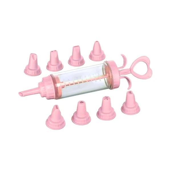 AP-1004 Seringue de pâtisserie avec 9 douilles décoratives